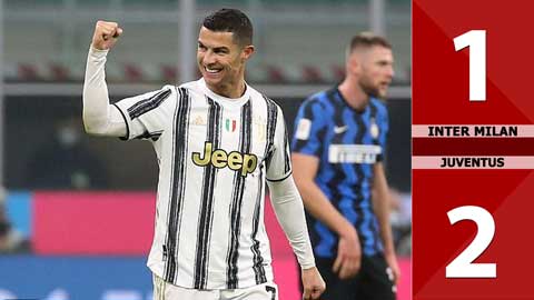 Inter Milan vs Juventus: 1-2 (Bán kết lượt đi Coppa Italia 2020/21)